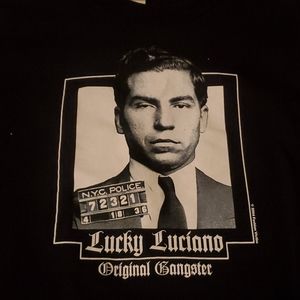 Lucky Luciano mugshot tee